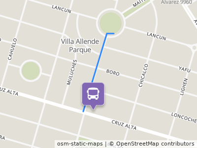 Mapa da parada