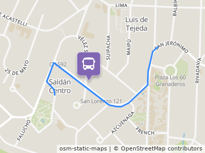 Mapa da parada