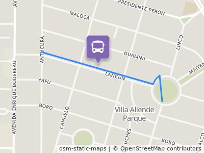 Mapa da parada