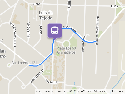 Mapa da parada