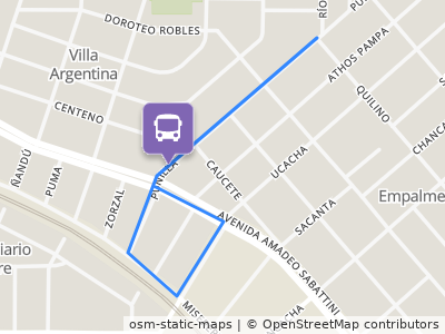 Mapa da parada