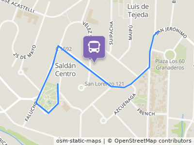 Mapa da parada