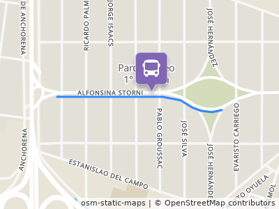 Mapa da parada