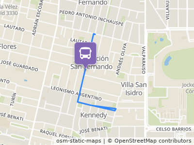 Mapa da parada