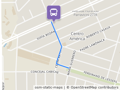 Mapa da parada