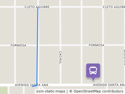 Mapa da parada