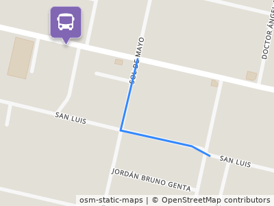 Mapa da parada