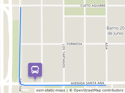 Mapa da parada