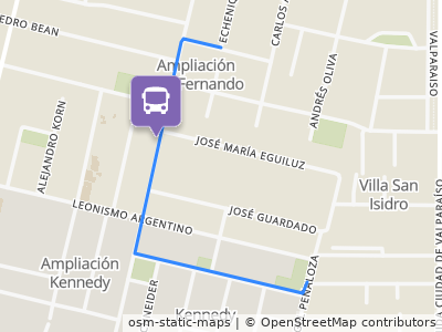 Mapa da parada