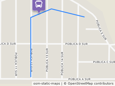 Mapa da parada