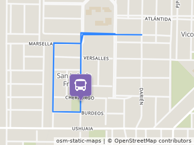 Mapa da parada
