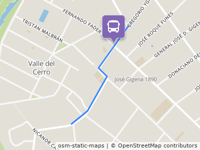 Mapa da parada