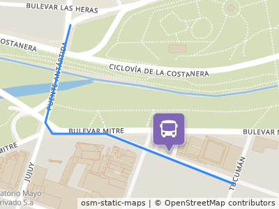 Mapa da parada