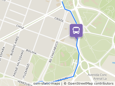 Mapa da parada