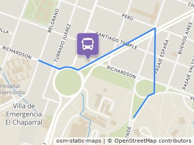 Mapa da parada