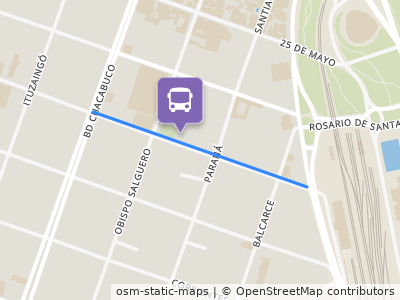 Mapa da parada