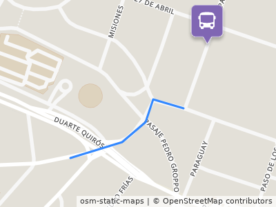 Mapa da parada