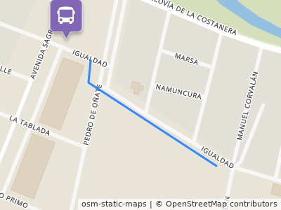 Mapa da parada