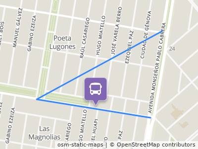Mapa da parada