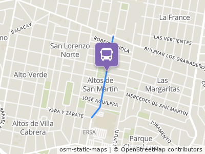 Mapa da parada