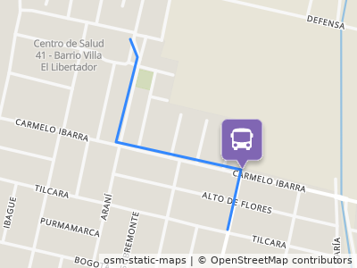 Mapa da parada