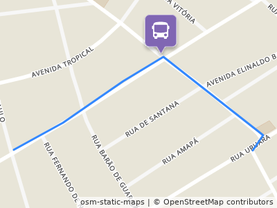 Mapa da parada