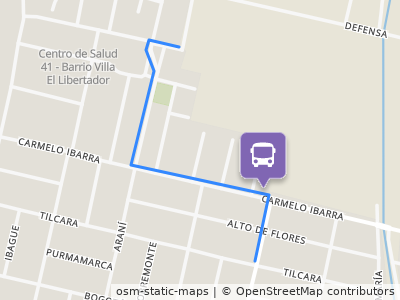 Mapa da parada