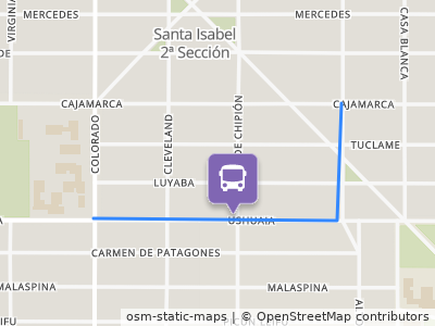 Mapa da parada