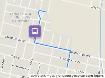 Mapa da parada