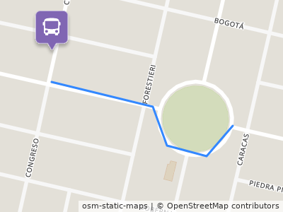 Mapa da parada