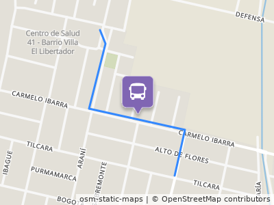 Mapa da parada