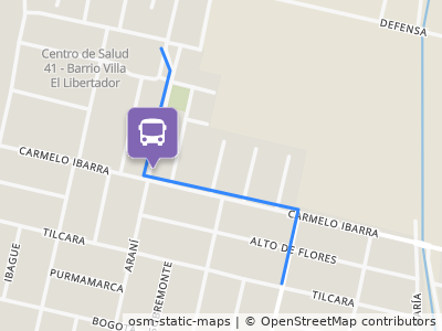 Mapa da parada