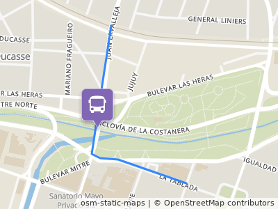 Mapa da parada