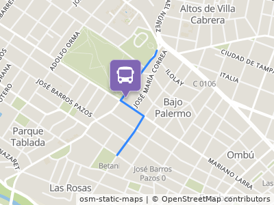 Mapa da parada