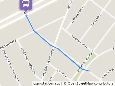 Mapa da parada
