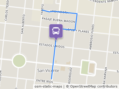Mapa da parada