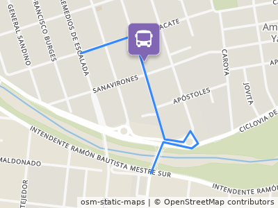 Mapa da parada