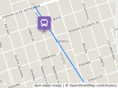 Mapa da parada