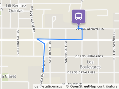 Mapa da parada