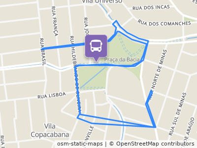 Mapa da parada