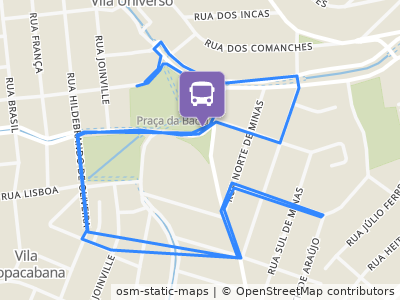 Mapa da parada