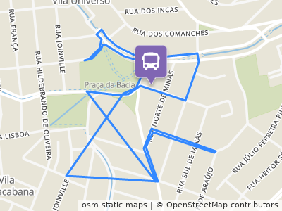 Mapa da parada