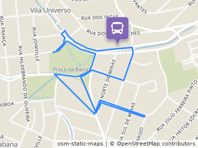 Mapa da parada