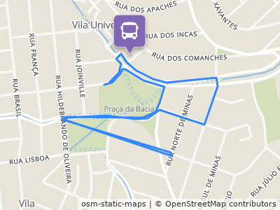 Mapa da parada
