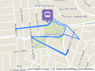 Mapa da parada