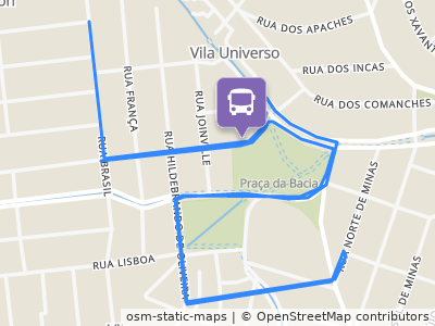 Mapa da parada