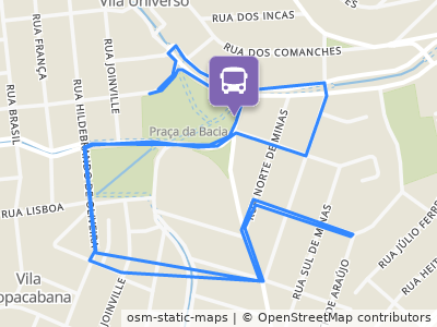 Mapa da parada