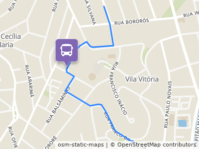 Mapa da parada