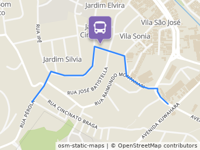 Mapa da parada