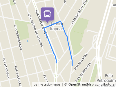 Mapa da parada